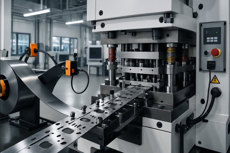 Progressive die stamping equipment