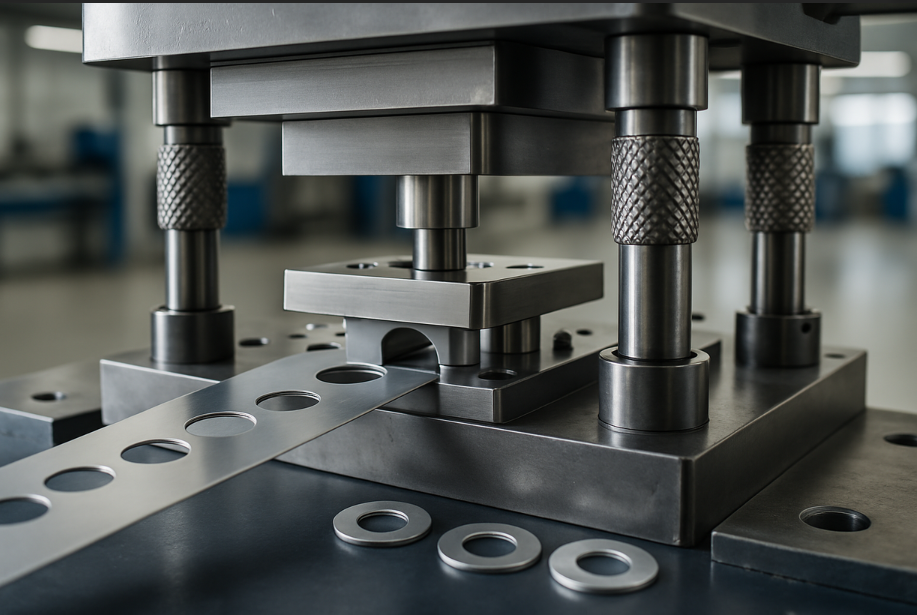 Equipment for compound stamping dies