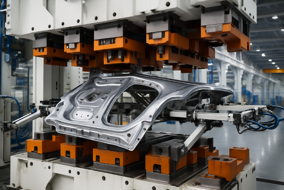 Transfer the stamping process of the die