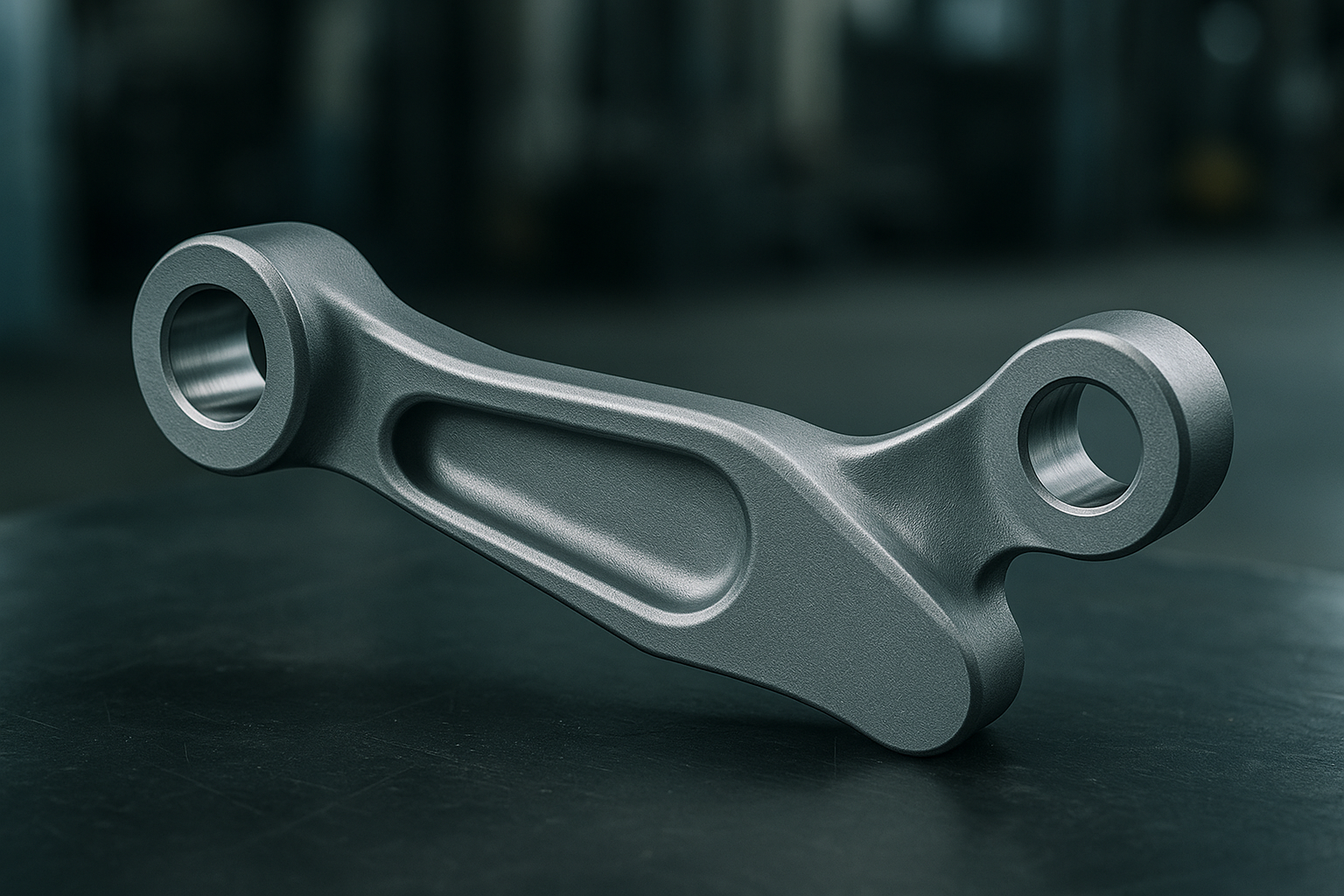 Precision forged titanium aerospace component