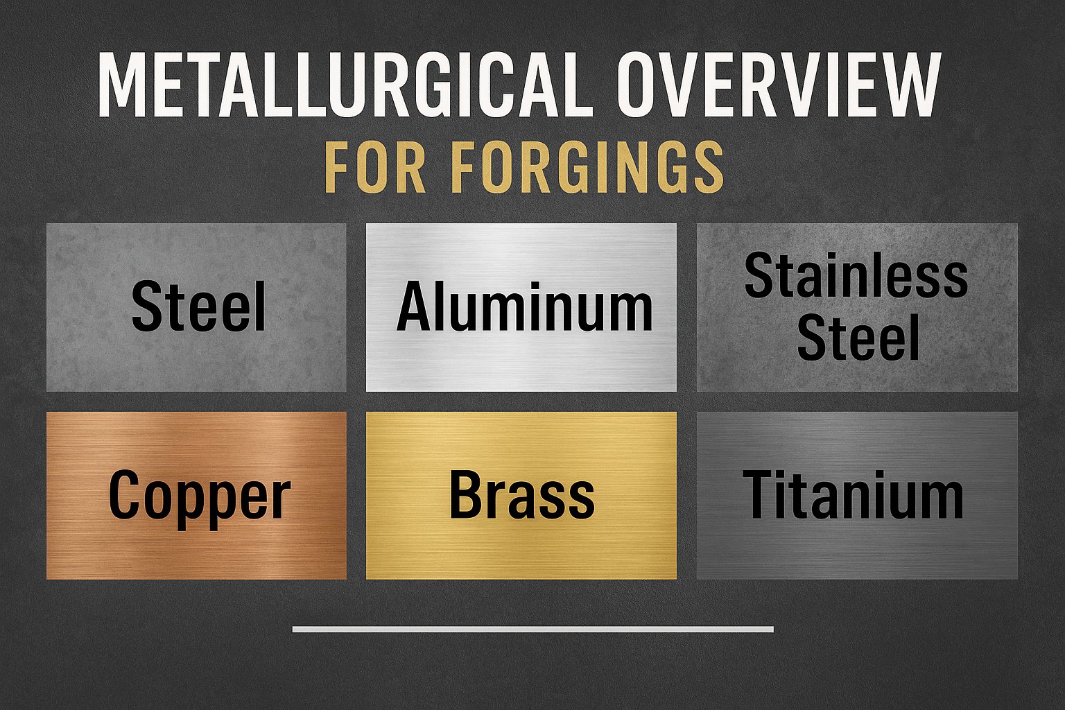 Forging Materials Overview