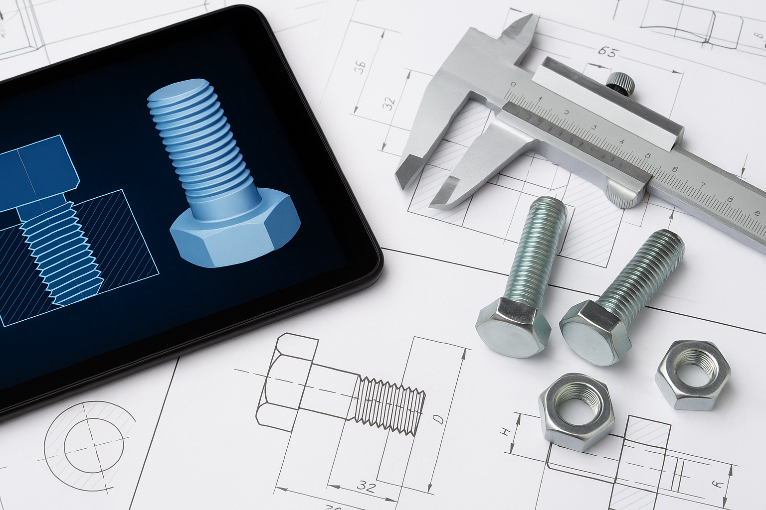 DFM support for thread design and fastener optimization