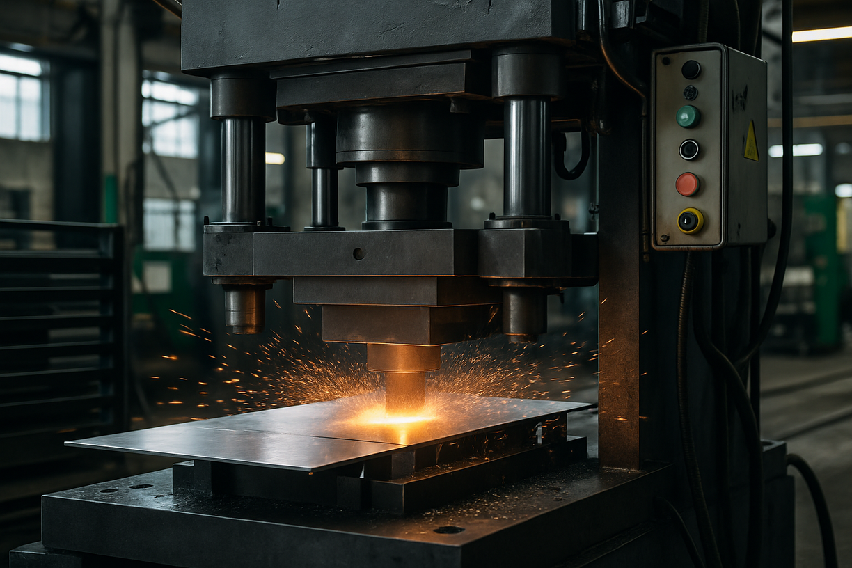 Flow chart of metal stamping