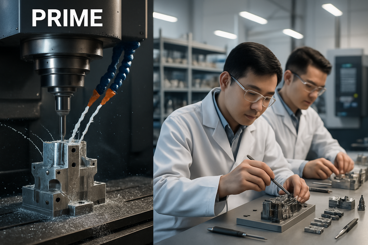 Precision machining and assembly services by PRIME