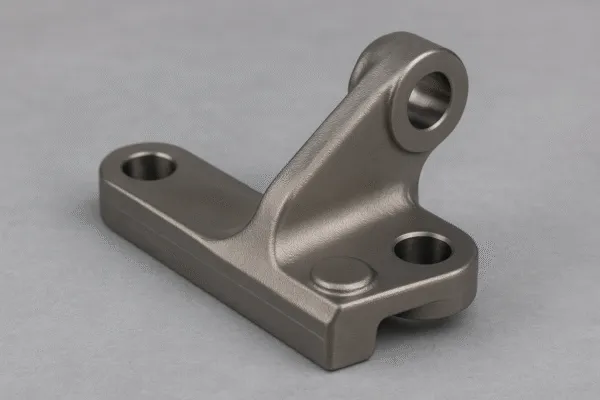 Closed-die forged titanium brackets with CNC finishing and heat treatment