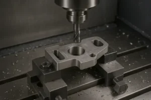 cnc milling machining metal bracket fixture clamp cutting tool