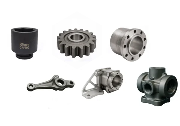 Custom forged metal parts for industrial applications