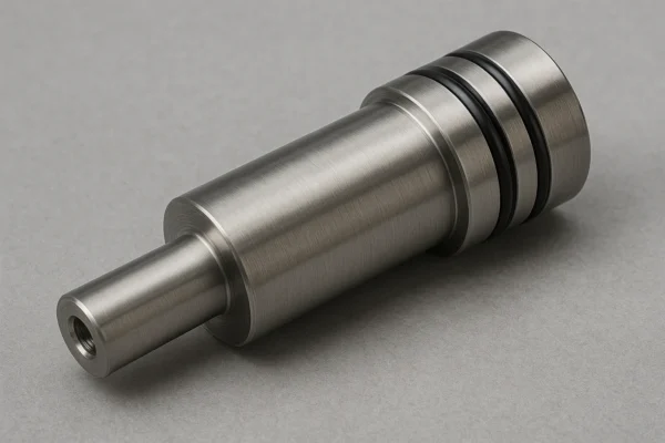 Hydraulic cylinder piston with seal grooves