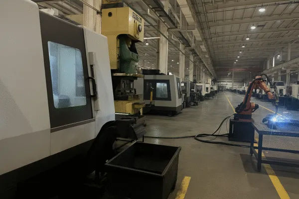 Prime FabWorks industrial metal processing workshop