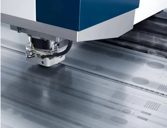 Sheet metal preparation and nesting for efficient production