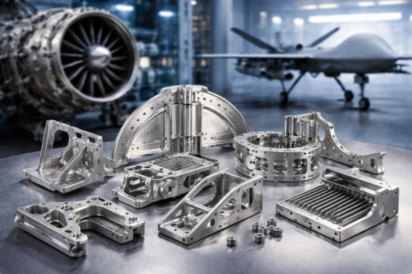 Lightweight stamped components for aerospace structural and mounting use